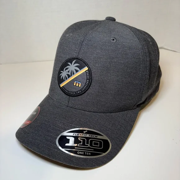 NWT Travis Mathew Sand Barred Adjustable Hat - Heather Charcoal - Picture 10 of 11